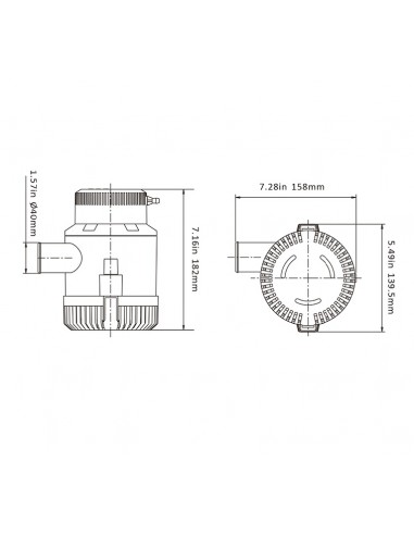 BOMBA SENTINA SEAFLO 3500GPH(510635)