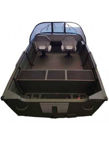 BOTE ALUMINIO PUELO A418 C/PARABRISAS