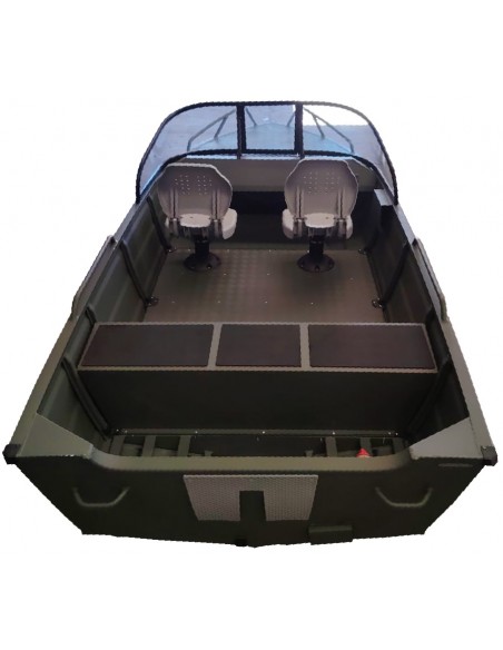 BOTE ALUMINIO PUELO A418 C/PARABRISAS