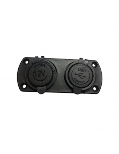 TOMA CORRIENTE+ USB DOBLE (471204)
