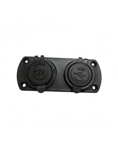 TOMA CORRIENTE+ USB DOBLE (471204)