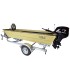 BOTE ALUMINIO 5MT.X1.90MT.PROA BAJA SIN CAJA PESCA EN PROA