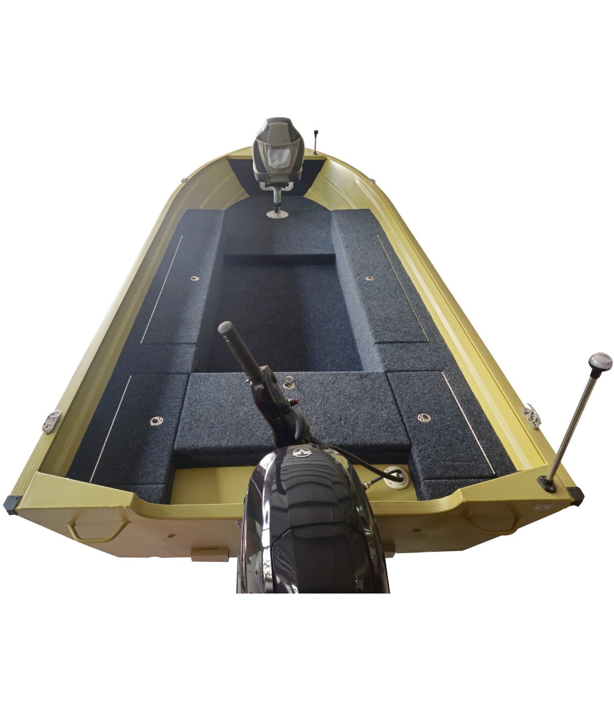BOTE ALUMINIO 5MT.X1.90MT.PROA BAJA SIN CAJA PESCA EN PROA
