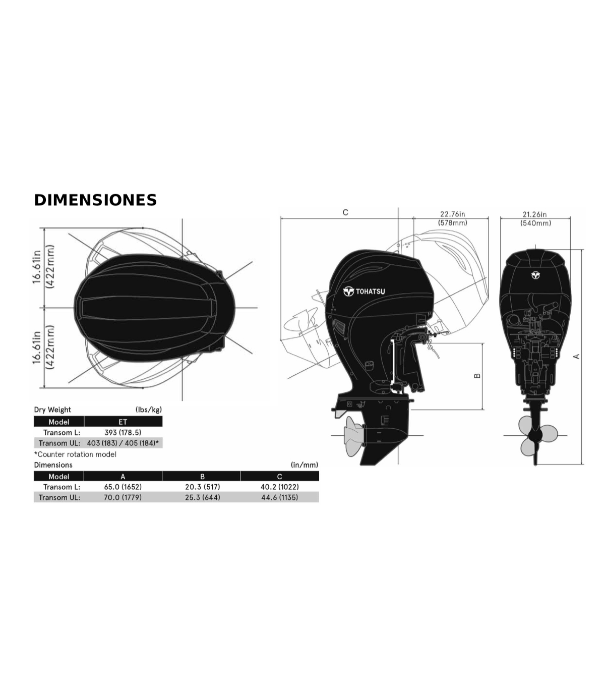 MOTOR TOHATSU MFS 150 HP A ETCUL