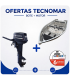 BOTE PUELO K350+MOTOR TOHATSU 2T 9.8HP BS