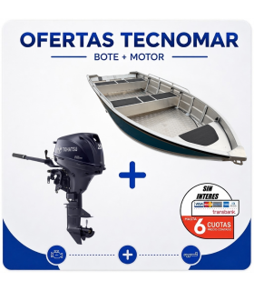 BOTE PUELO B420+MOTOR TOHATSU MFS 20HP EL