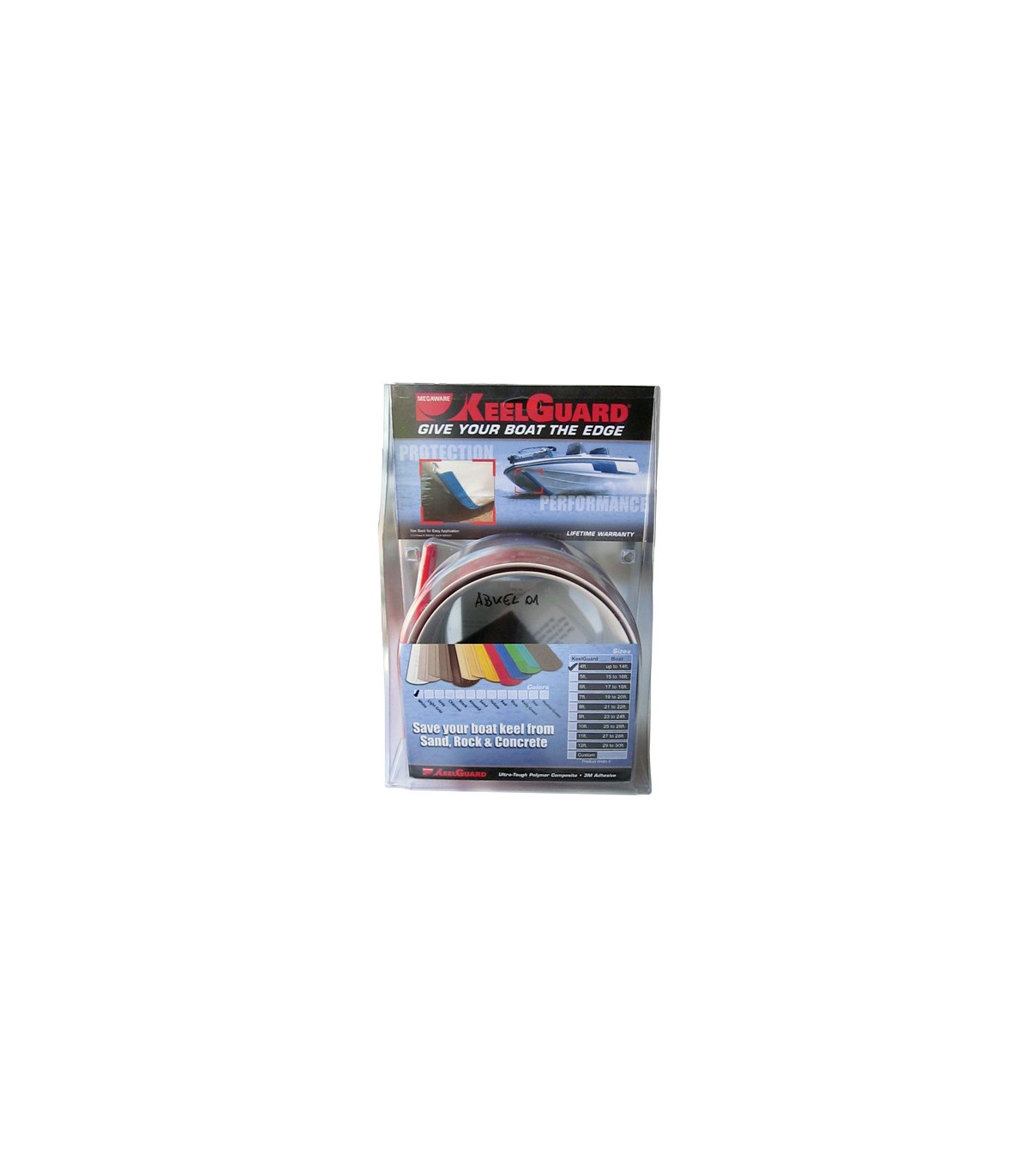 KEEL GUARD 4FT. blanco