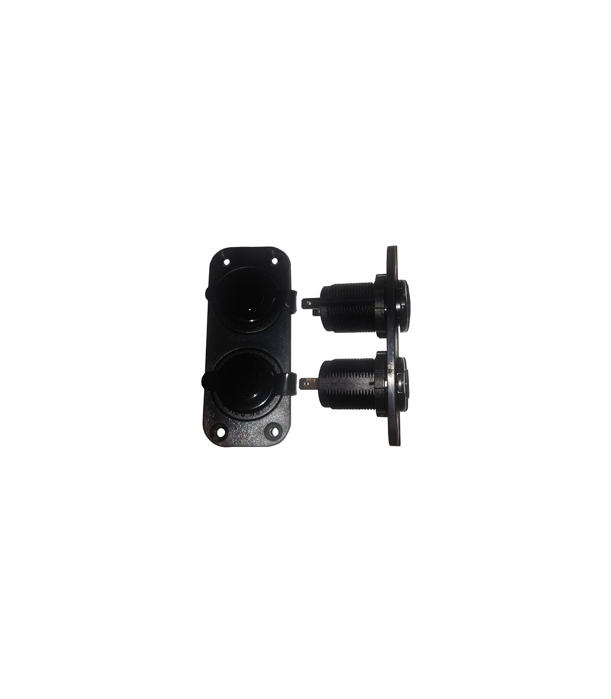TOMA CORRIENTE 12V DOBLE (C3028)