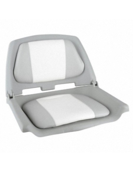 ASIENTO PVC C/TAPIZ GRIS/BLANCO (MA 702-22)
