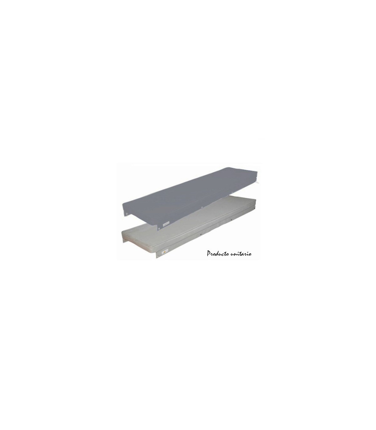 COJIN TAPIZADO GRIS (MA 700-5G) 1.50 X 40 CM..