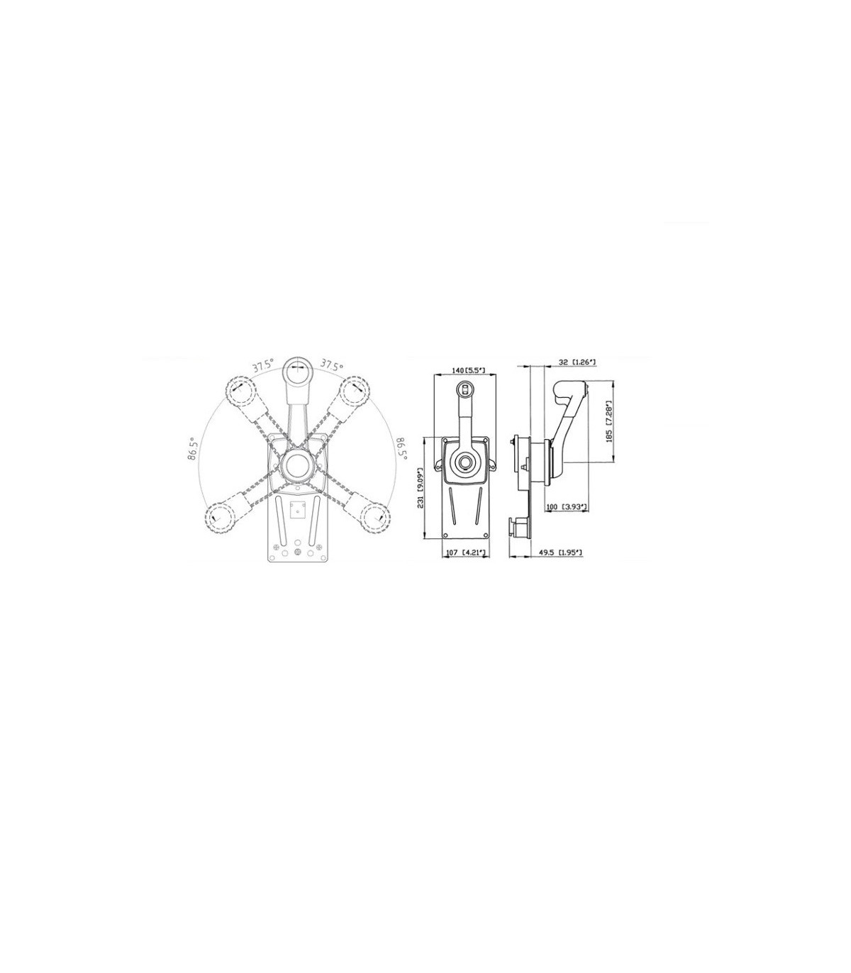 CAJA CONTROL 1 PAL. EMBTDA. C/TRIM B184