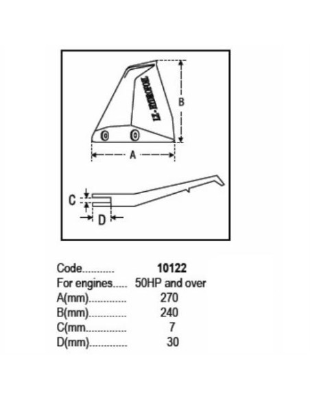 HIDROESTABILIZADOR MOTOR + 50HP (10122)