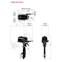 MOTOR TOHATSU 5 HP BDS