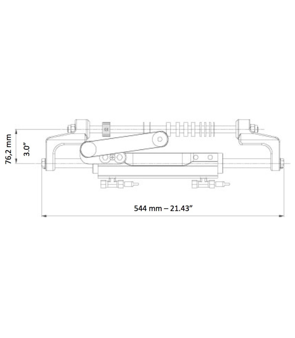 CILINDRO HIDRAULICO UC128P-OBF/1