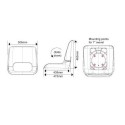 ASIENTO PVC GRIS/BLANCO (MA 703-32)