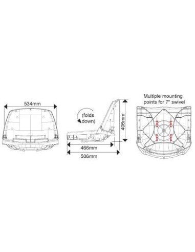 ASIENTO PVC C/TAPIZ GRIS/BLANCO (MA 702-22)