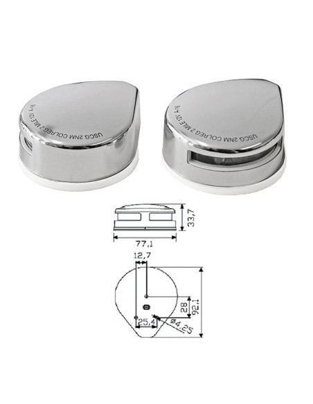 LUZ PROA VERDE/ROJA LED (C91018)