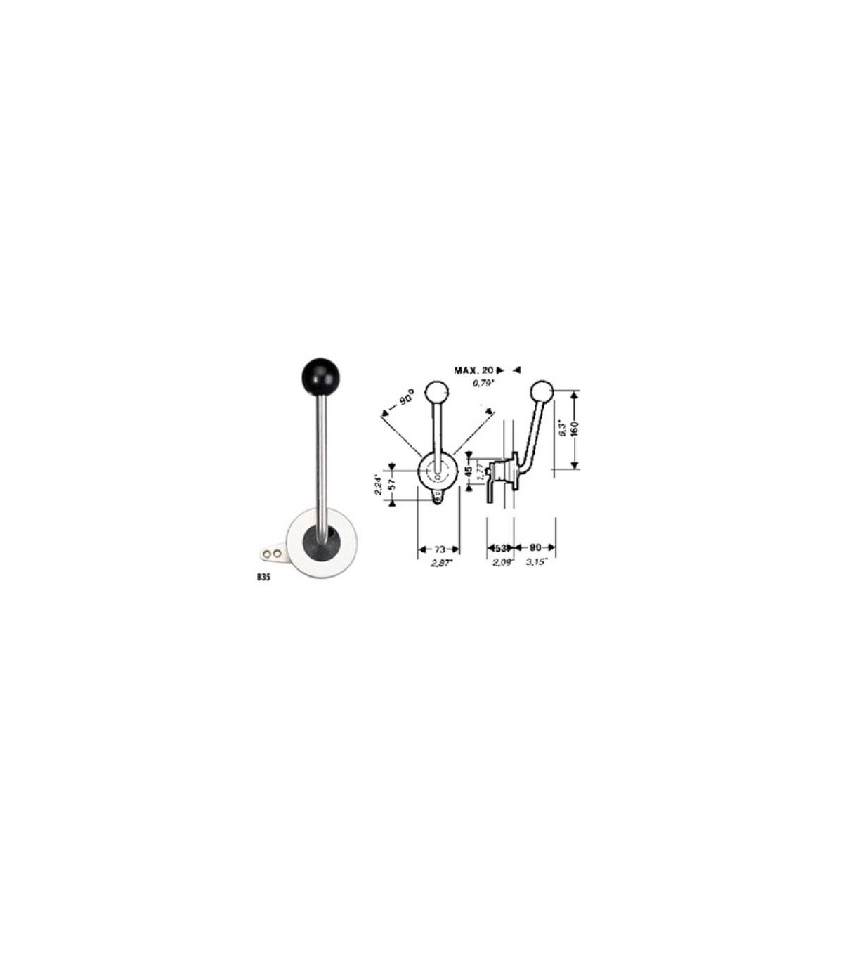 CAJA CONTROL  1 PALANCA (B35)