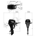 MOTOR TOHATSU MFS 15 HP ES