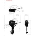 MOTOR TOHATSU MFS 20 HP ES