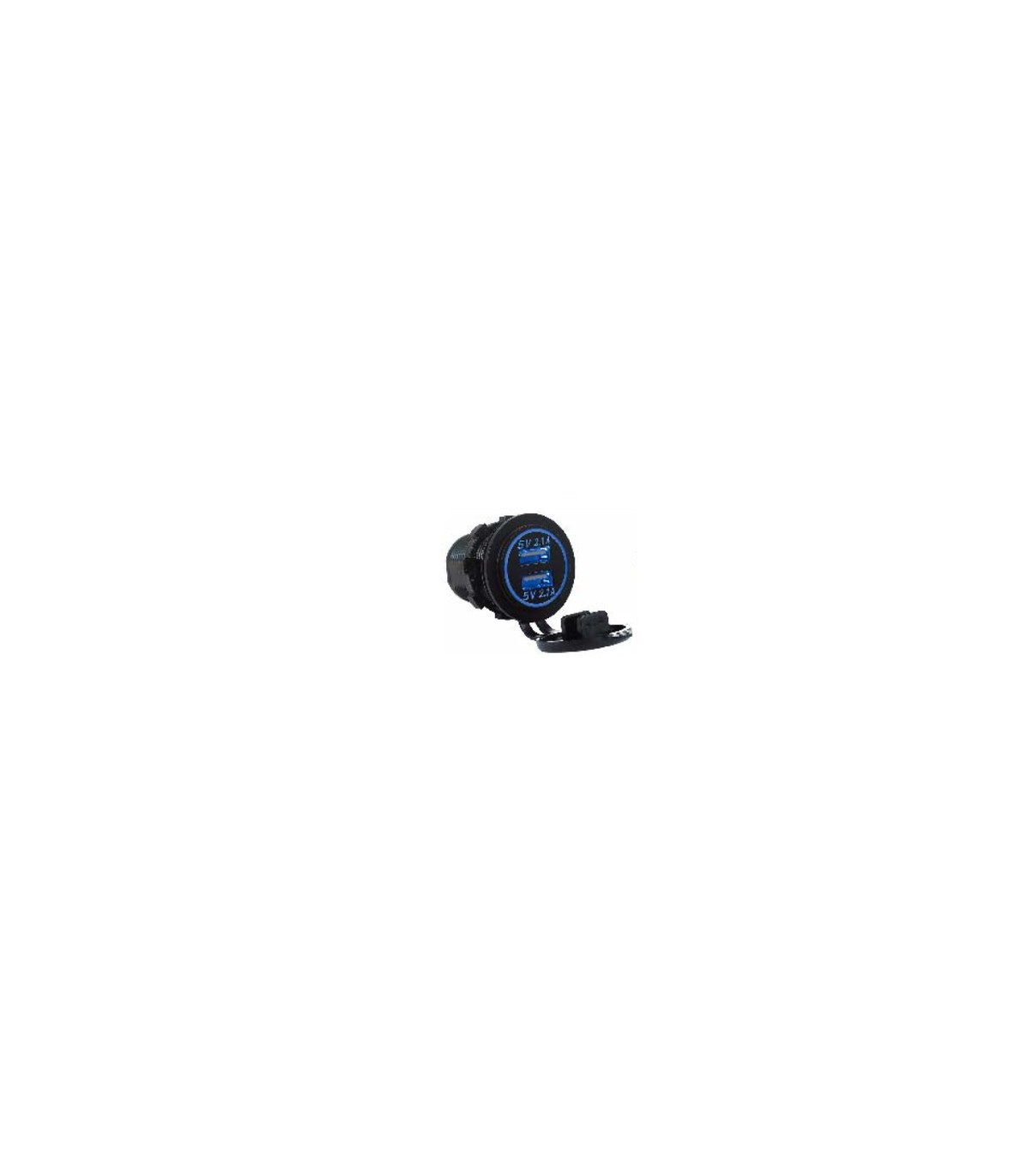 TOMA CORRIENTE LED AZUL(471111)