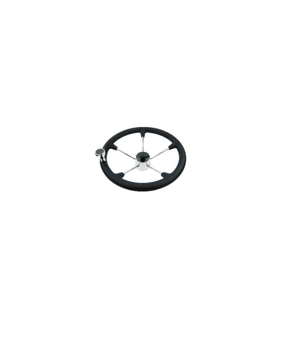 VOLANTE ACERO INOX.FORRADO 13.5´´(610801)