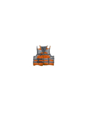 CHALECO SALV.ROJO/GRIS TM/L (900201)