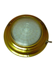 LUZ CABINA DORADA LED 5´´ (440508)