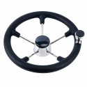 VOLANTE ACERO INOX.FORRADO 13.5´´(610801)