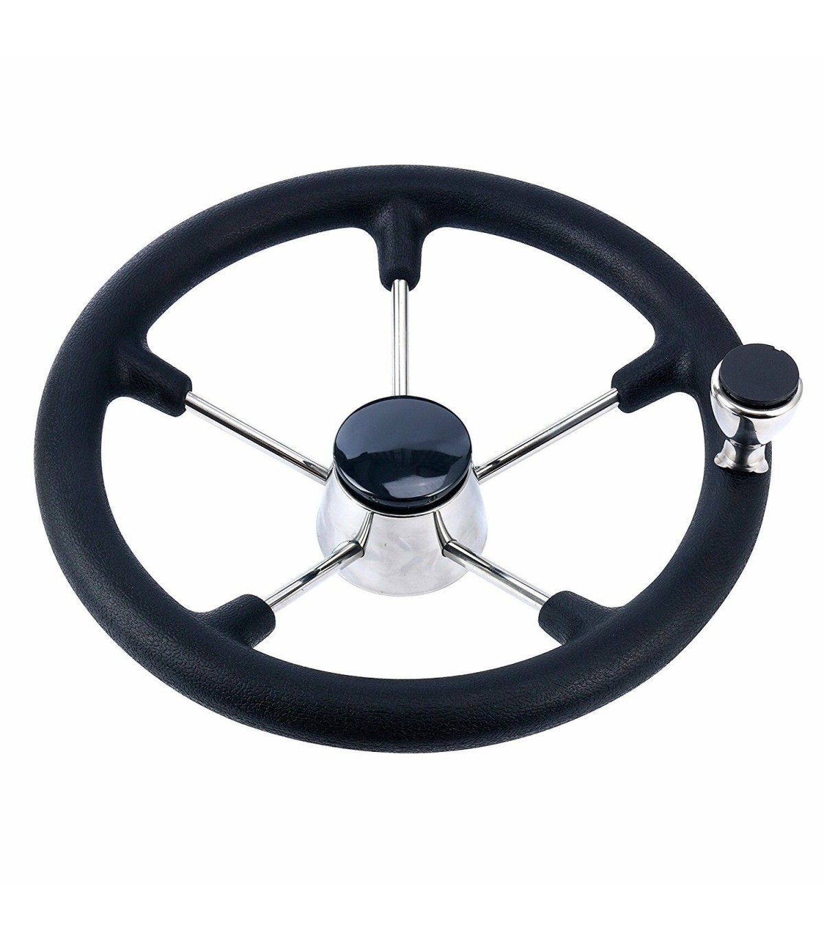 VOLANTE ACERO INOX.FORRADO 13.5´´(610801)