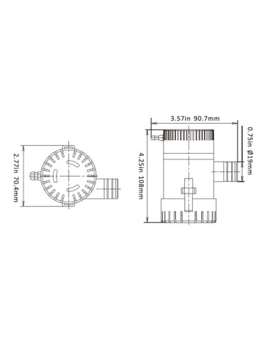 BOMBA SENTINA SEAFLO 500GPH(510405)