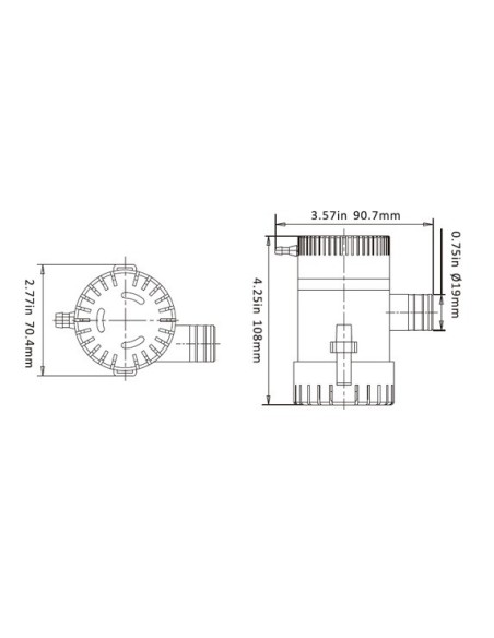 BOMBA SENTINA SEAFLO 500GPH(510405)